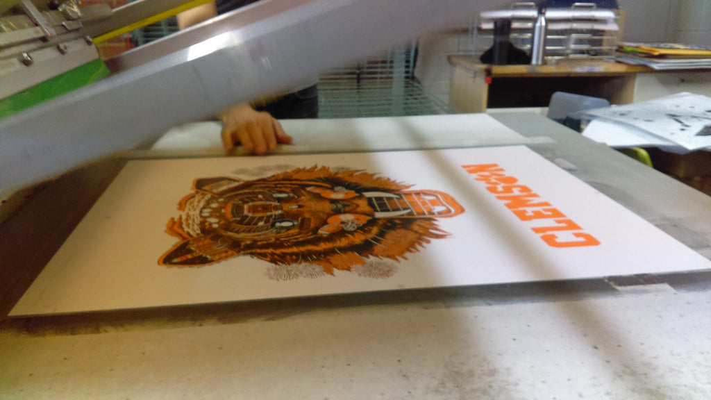 Screen printing a new series