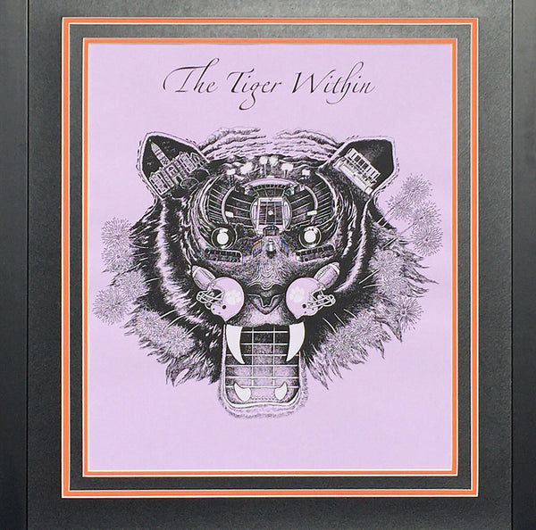 Clemson - THE TIGER WITHIN Official Art Print in Black & White