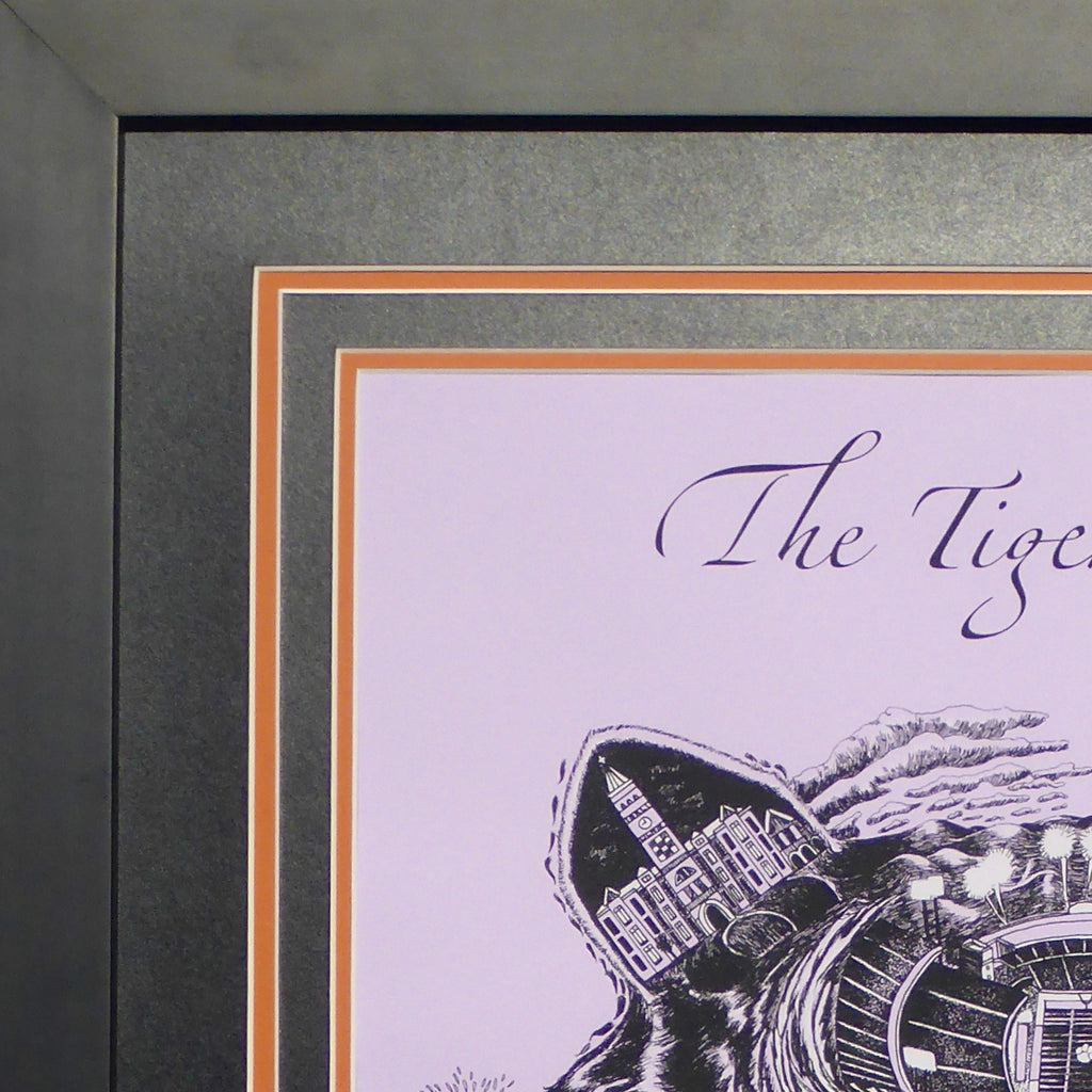 1.5" Brazilian Pine Frame with double mat V groove